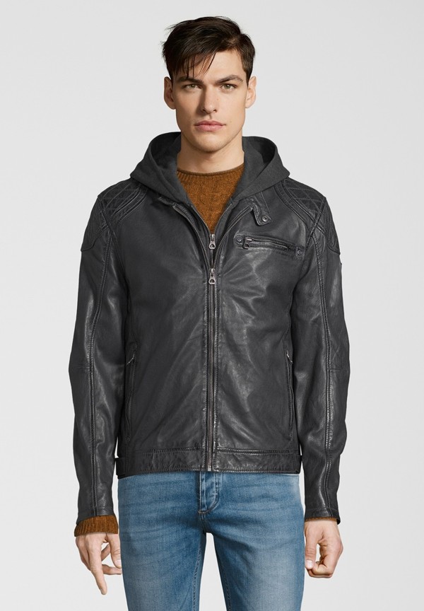 Męska kurtka skórzana Gipsy Graphite Alek 2 S19 LABRIV – ODZIEŻ — fotografia 3