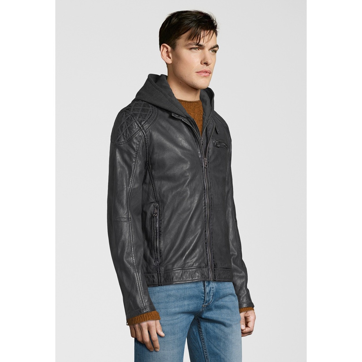 Męska kurtka skórzana Gipsy Graphite Alek 2 S19 LABRIV – ODZIEŻ Męska kurtka skórzana Gipsy Graphite Alek 2 S19 LABRIV – ODZIEŻ