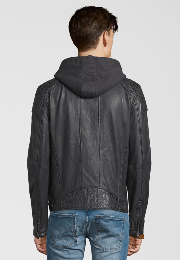 Męska kurtka skórzana Gipsy Graphite Alek 2 S19 LABRIV – ODZIEŻ — fotografia 5