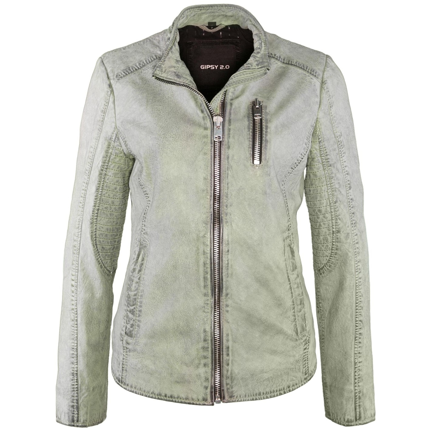 Damska kurtka skórzana Gipsy Anise Gray SF LVWW – ODZIEŻ Damska kurtka skórzana Gipsy Anise Gray SF LVWW – ODZIEŻ
