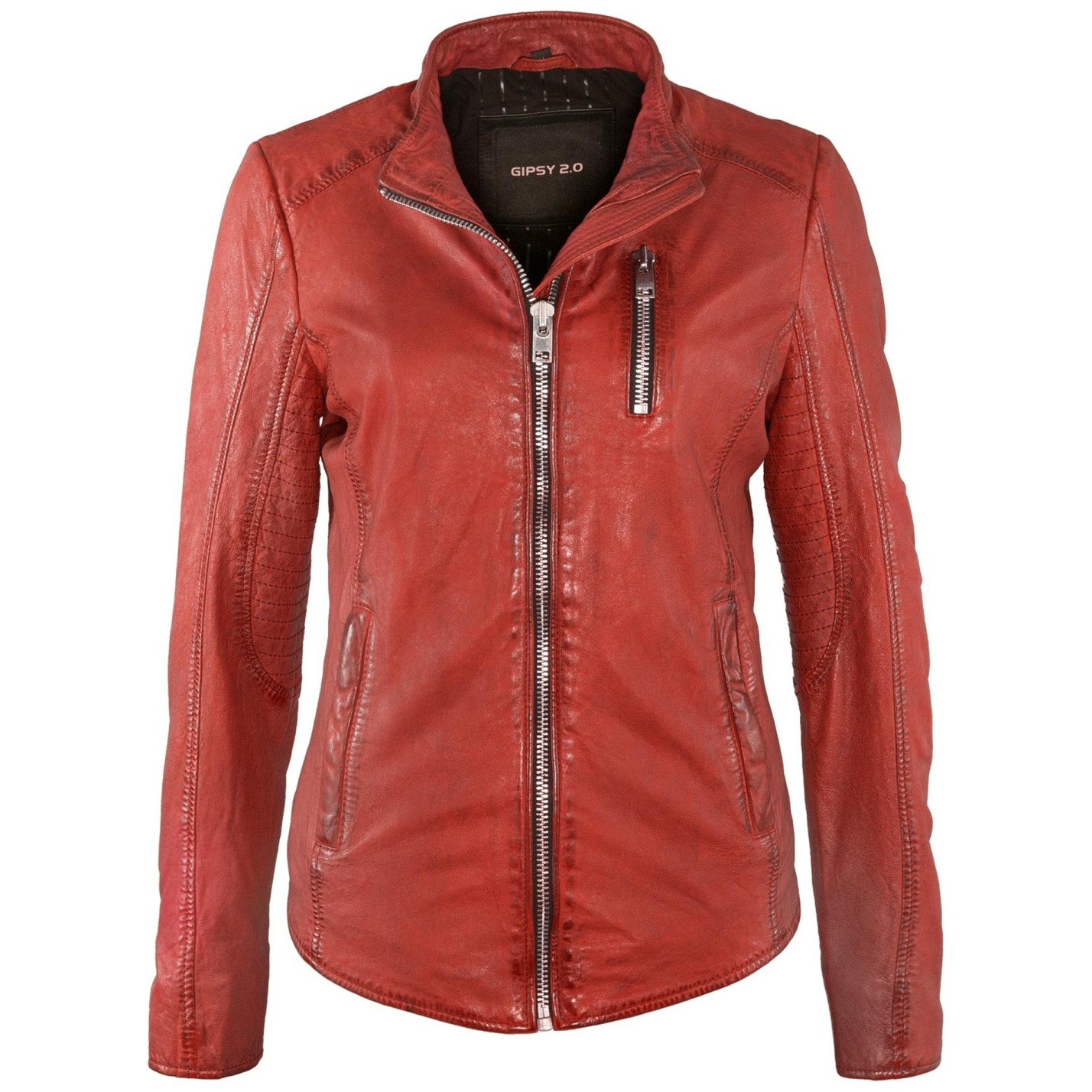 Damska kurtka skórzana Gipsy Red Anise SF LVWW – ODZIEŻ