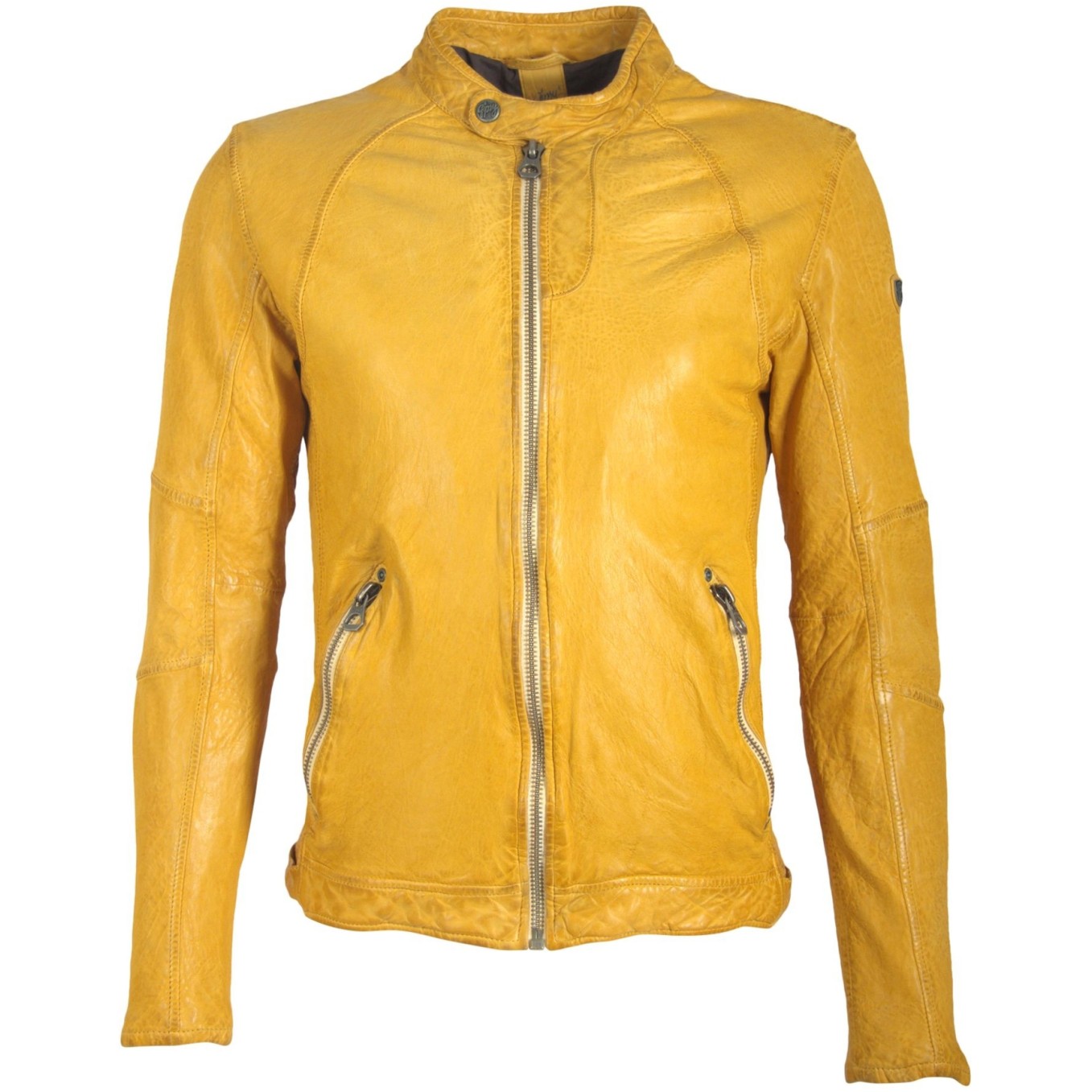Męska kurtka skórzana Gipsy Yellow Beat S19 SF NZROV – BLACK FRIDAY