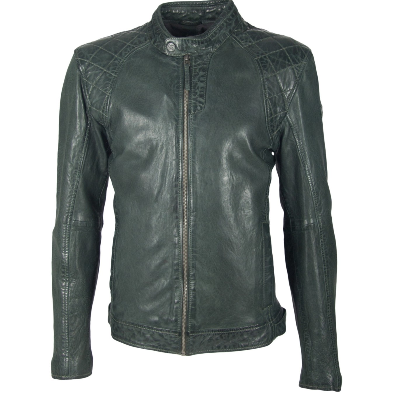 Męska kurtka skórzana Gipsy Olive Beat W19 SF NZROV – ODZIEŻ