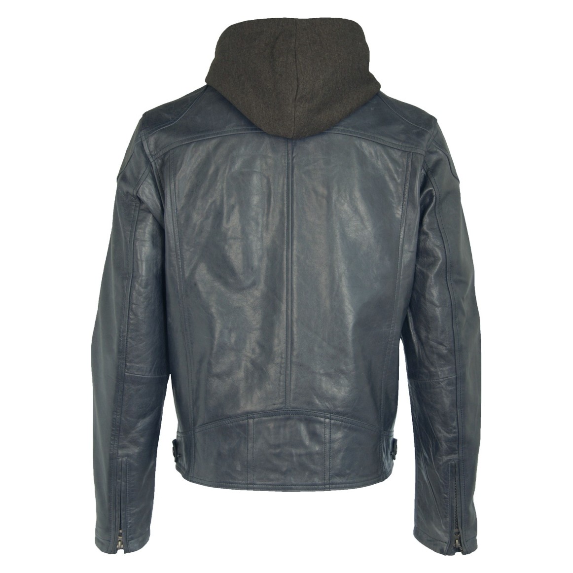 Męska kurtka skórzana Gipsy Niebieska Biko W09 LACRUV – BLACK FRIDAY
