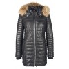 Długa damska kurtka ze skóry naturalnej Gipsy Black Bleak LNBV W – ODZIEŻ