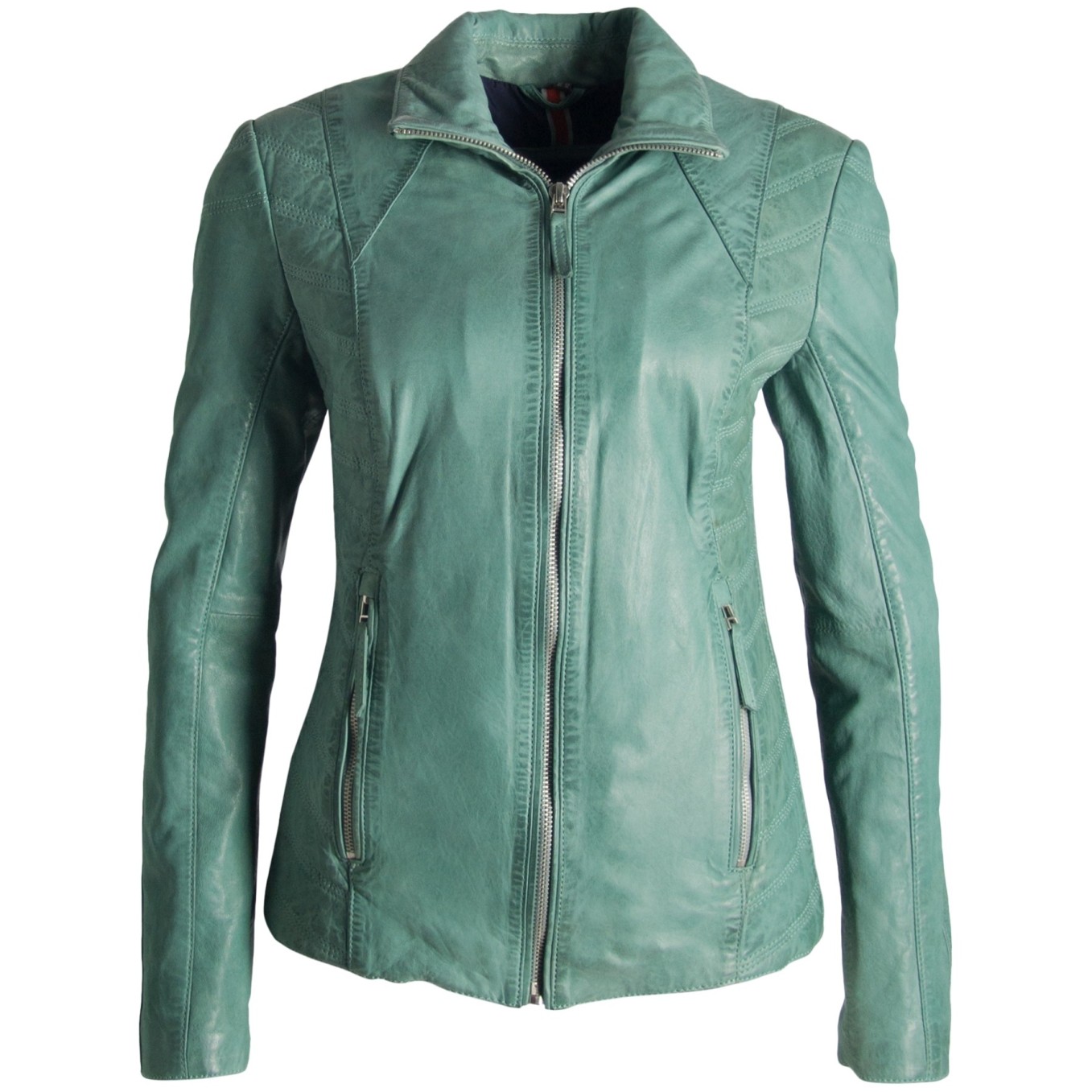 Damska kurtka skórzana Gipsy Turquoise Breeze LASARV – ODZIEŻ Damska kurtka skórzana Gipsy Turquoise Breeze LASARV – ODZIEŻ