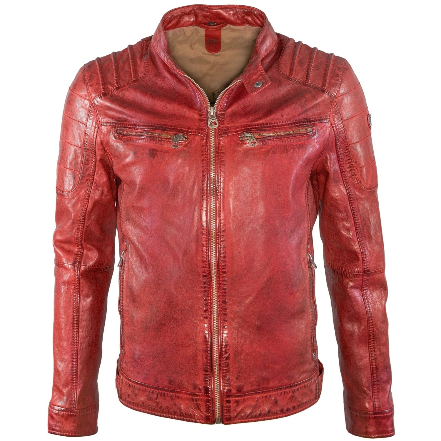 Męska oryginalna skórzana kurtka Gipsy Red Camren SF NSLVW – BLACK FRIDAY Męska oryginalna skórzana kurtka Gipsy Red Camren SF NSLVW – BLACK FRIDAY