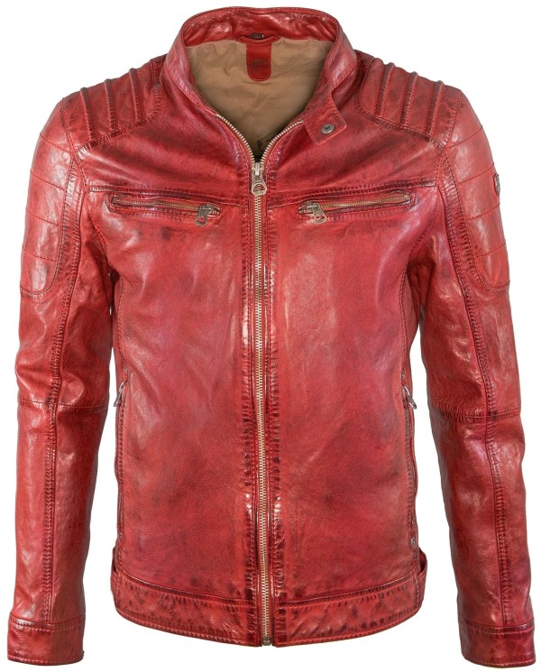 Męska oryginalna skórzana kurtka Gipsy Red Camren SF NSLVW – ODZIEŻ — fotografia 1