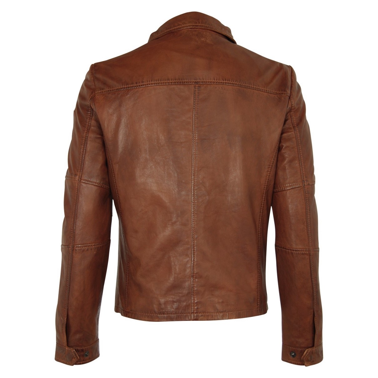Męska oryginalna skórzana kurtka Gipsy Cognac Cash SF LALYV – BLACK FRIDAY