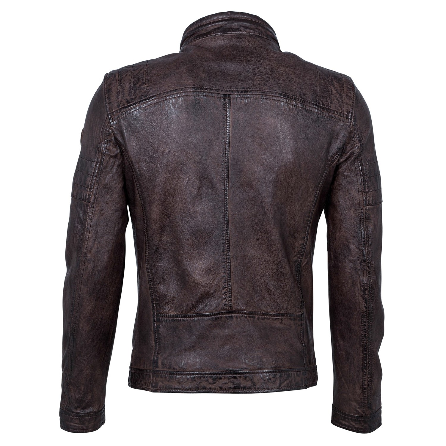 Męska kurtka z prawdziwej skóry Gipsy Brown Cave W18 LANOV – ODZIEŻ
