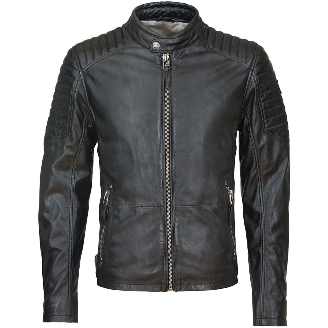 Męska kurtka skórzana Gipsy Czarna Chesney S17 SF LONTV – ODZIEŻ