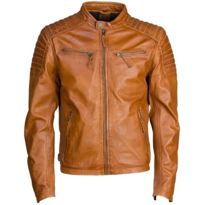 Męska skórzana kurtka Gipsy Cognac Chester LEGV – BLACK FRIDAY