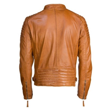 Męska skórzana kurtka Gipsy Cognac Chester LEGV – BLACK FRIDAY