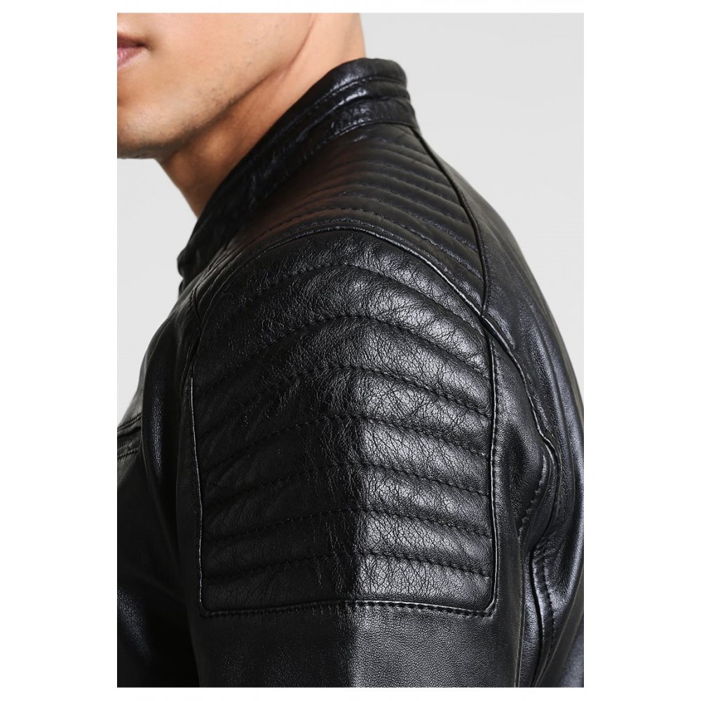Męska skórzana kurtka Gipsy Czarna Chester Męska skórzana kurtka Gipsy Czarna Chester - readytowear