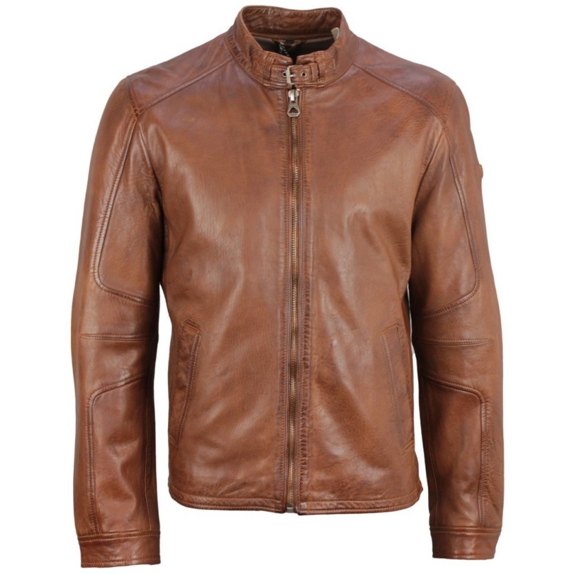 Męska kurtka skórzana Gipsy Cognac Clip SF NSLV – ODZIEŻ Męska kurtka skórzana Gipsy Cognac Clip SF NSLV – ODZIEŻ