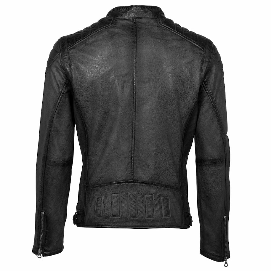 Męska skórzana kurtka Gipsy Czarna Colt W18 LASANV – ODZIEŻ