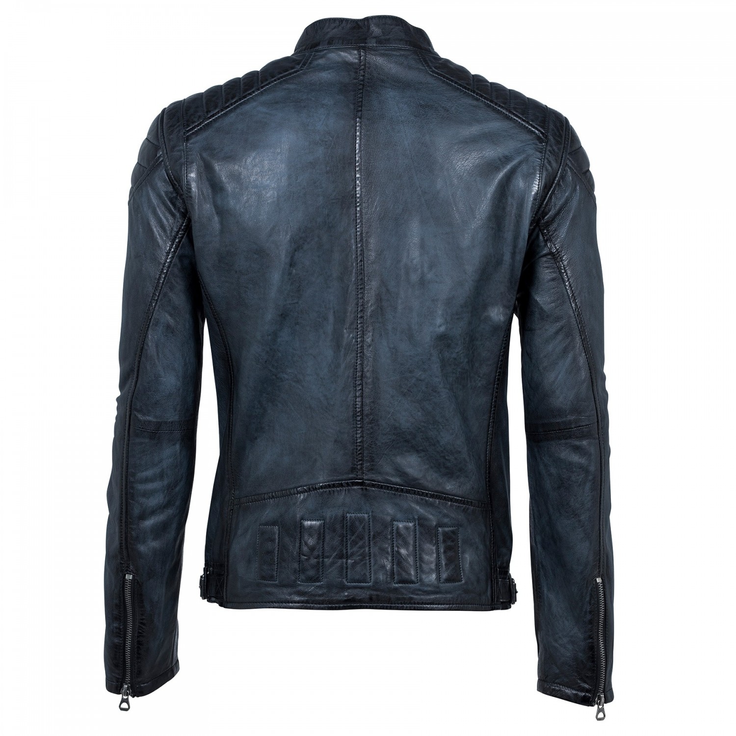 Męska kurtka skórzana Gipsy Vintage granatowy Colt W18 LASANV – ODZIEŻ Męska kurtka skórzana Gipsy Vintage granatowy Colt W18 LASANV – ODZIEŻ