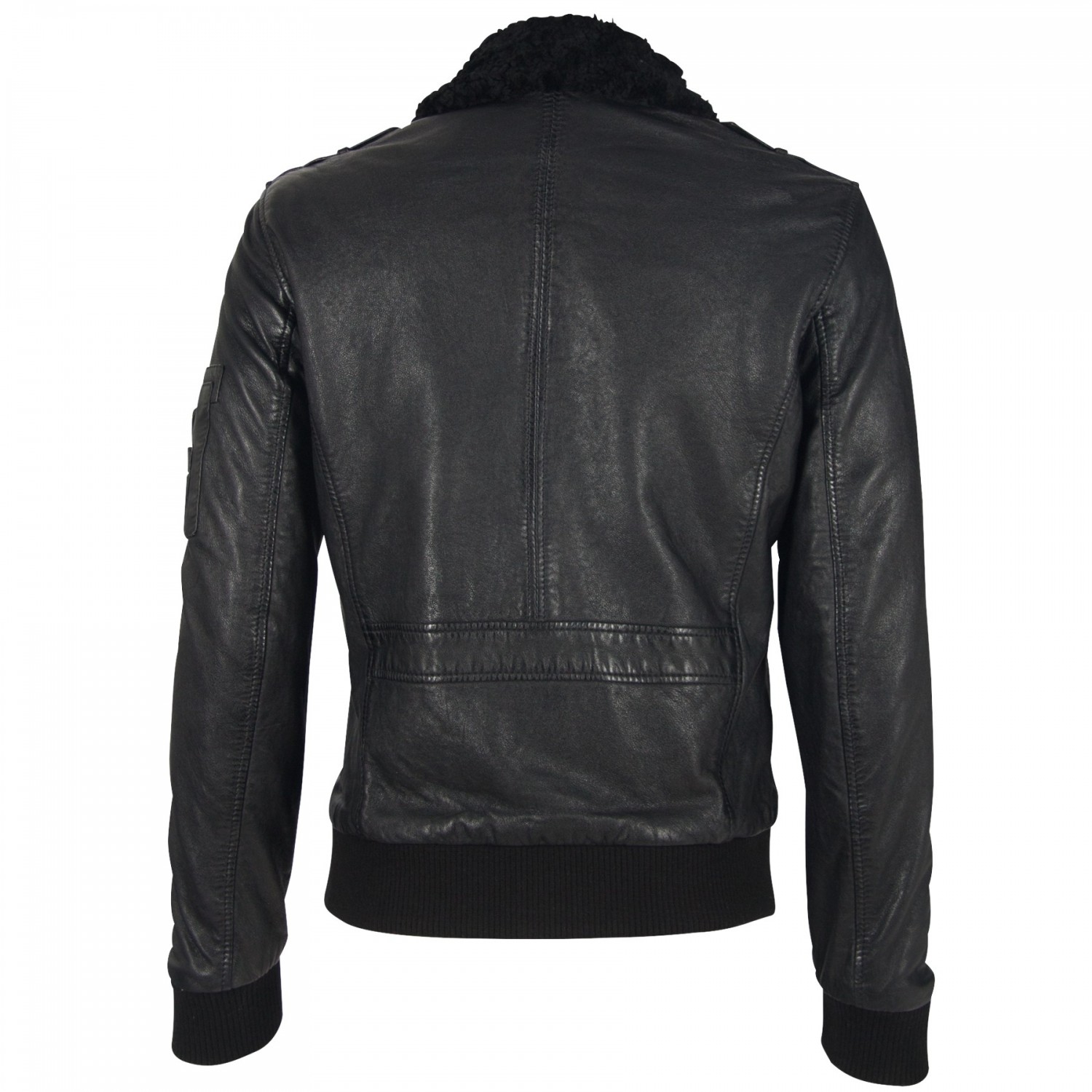 Męska kurtka skórzana Gipsy Czarna Cruise W19 LNVV W – ODZIEŻ