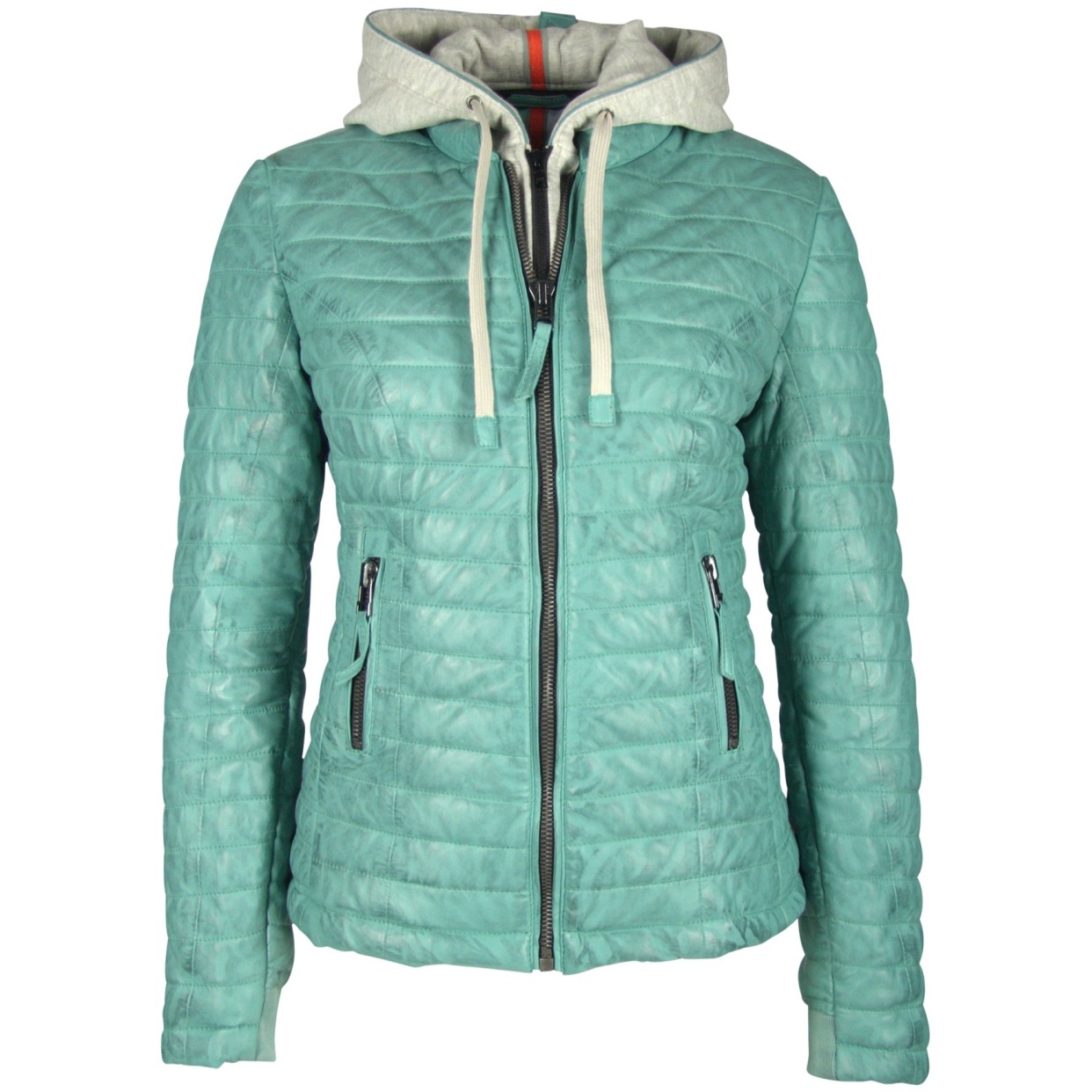 Damska kurtka skórzana Gipsy Turquoise Drifty LNBV W – ODZIEŻ