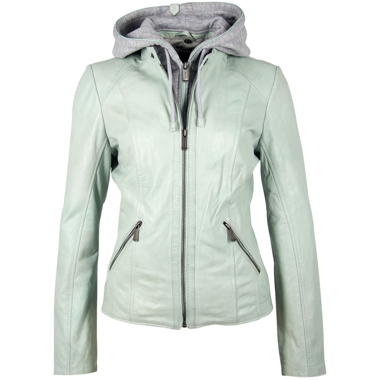 Damska kurtka skórzana Gipsy Mint Green Droppy NSLONTV – ODZIEŻ Damska kurtka skórzana Gipsy Mint Green Droppy NSLONTV – ODZIEŻ