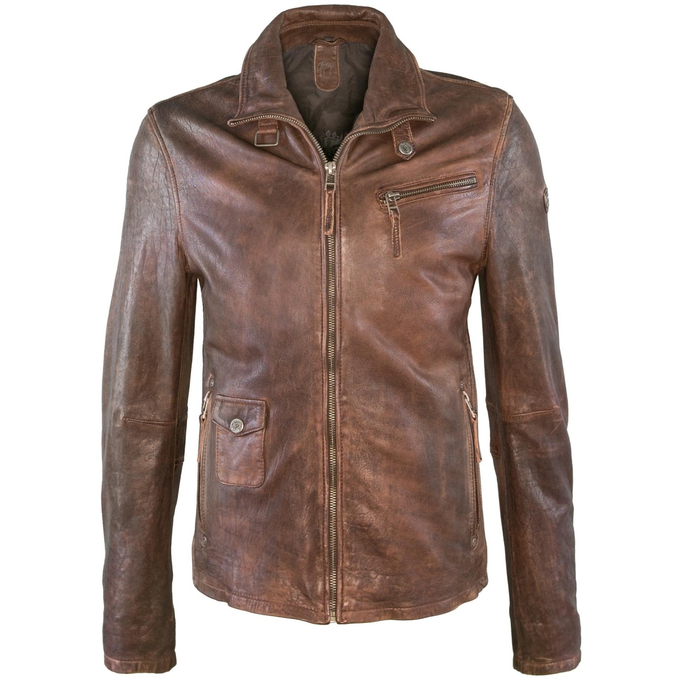 Męska kurtka skórzana Gipsy Vintage Brown Edison SF NSLAV – ODZIEŻ Męska kurtka skórzana Gipsy Vintage Brown Edison SF NSLAV – ODZIEŻ