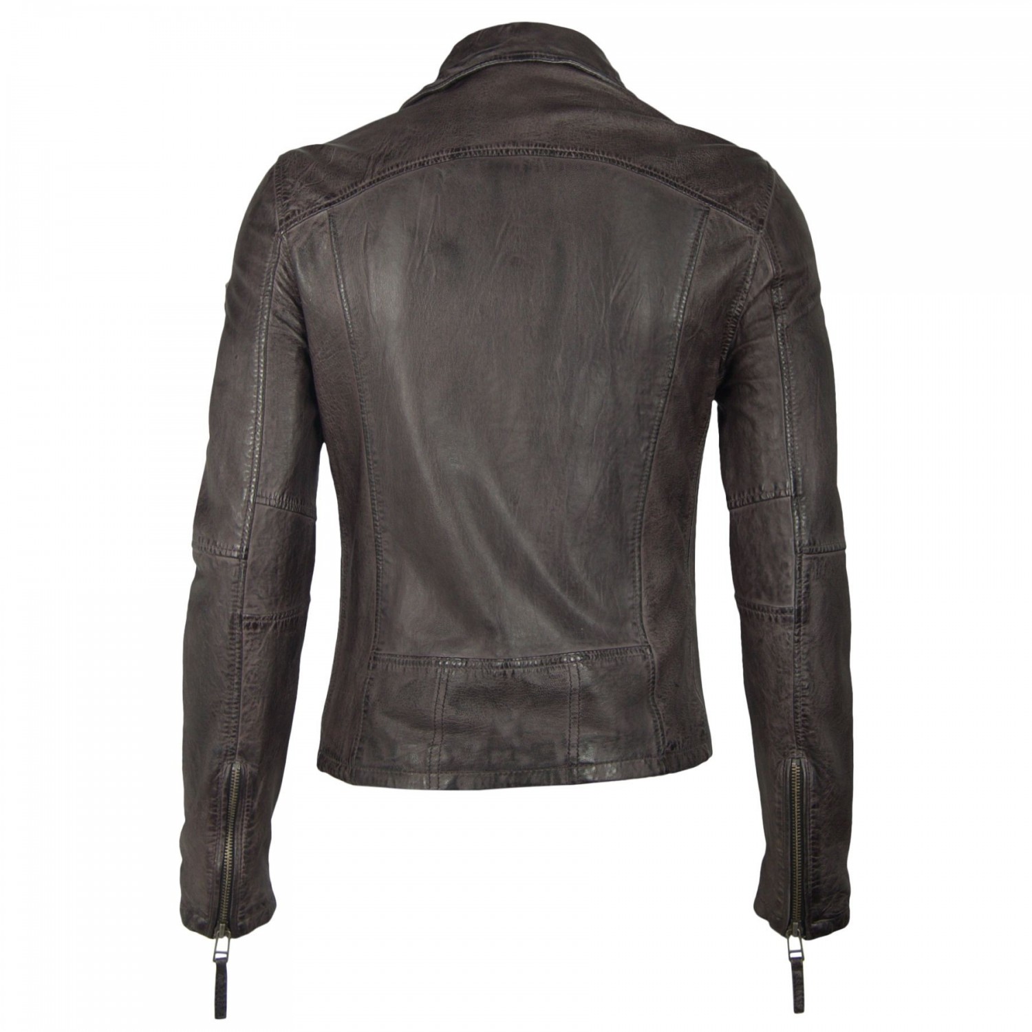 Męska kurtka z prawdziwej skóry Gipsy Graphite Edison W18 SF LANOV – ODZIEŻ