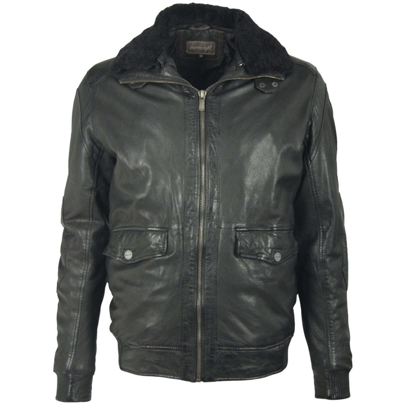 Męska kurtka skórzana Gipsy Black Force LWAWV W – ODZIEŻ