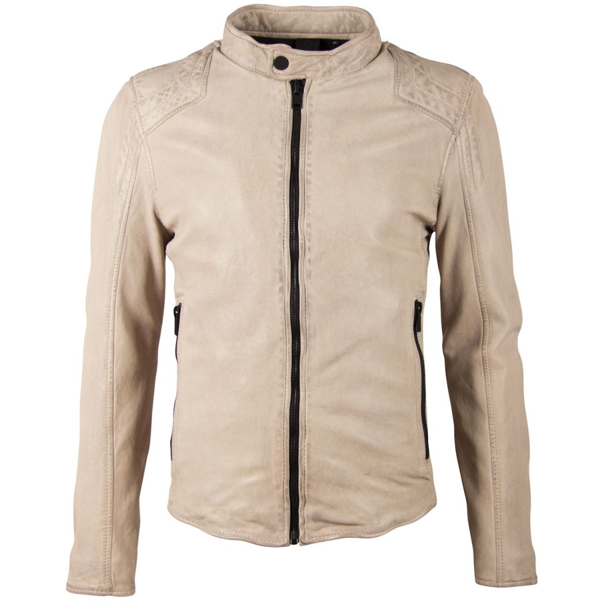 Męska skórzana kurtka Gipsy Off White G2BArim SF LATARV – ODZIEŻ Męska skórzana kurtka Gipsy Off White G2BArim SF LATARV – ODZIEŻ
