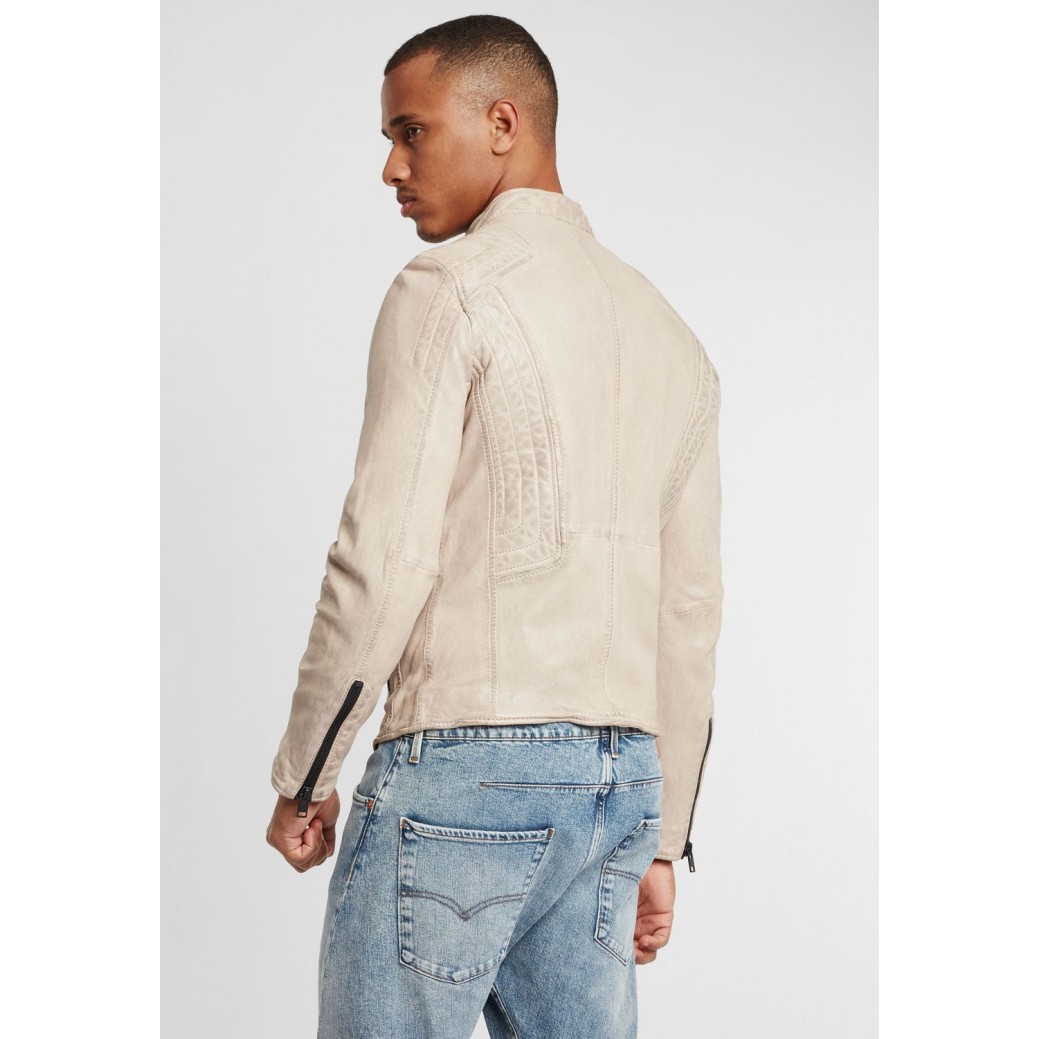 Męska skórzana kurtka Gipsy Off White G2BArim SF LATARV – ODZIEŻ Męska skórzana kurtka Gipsy Off White G2BArim SF LATARV – ODZIEŻ