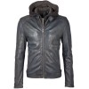 Męska skórzana kurtka Gipsy granatowa G2BLews SF LARETV – BLACK FRIDAY