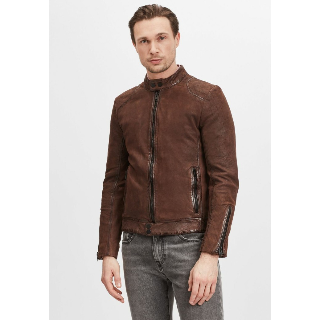 Męska skórzana kurtka Gipsy Chestnut G2MShion SF LCOUNTV – ODZIEŻ