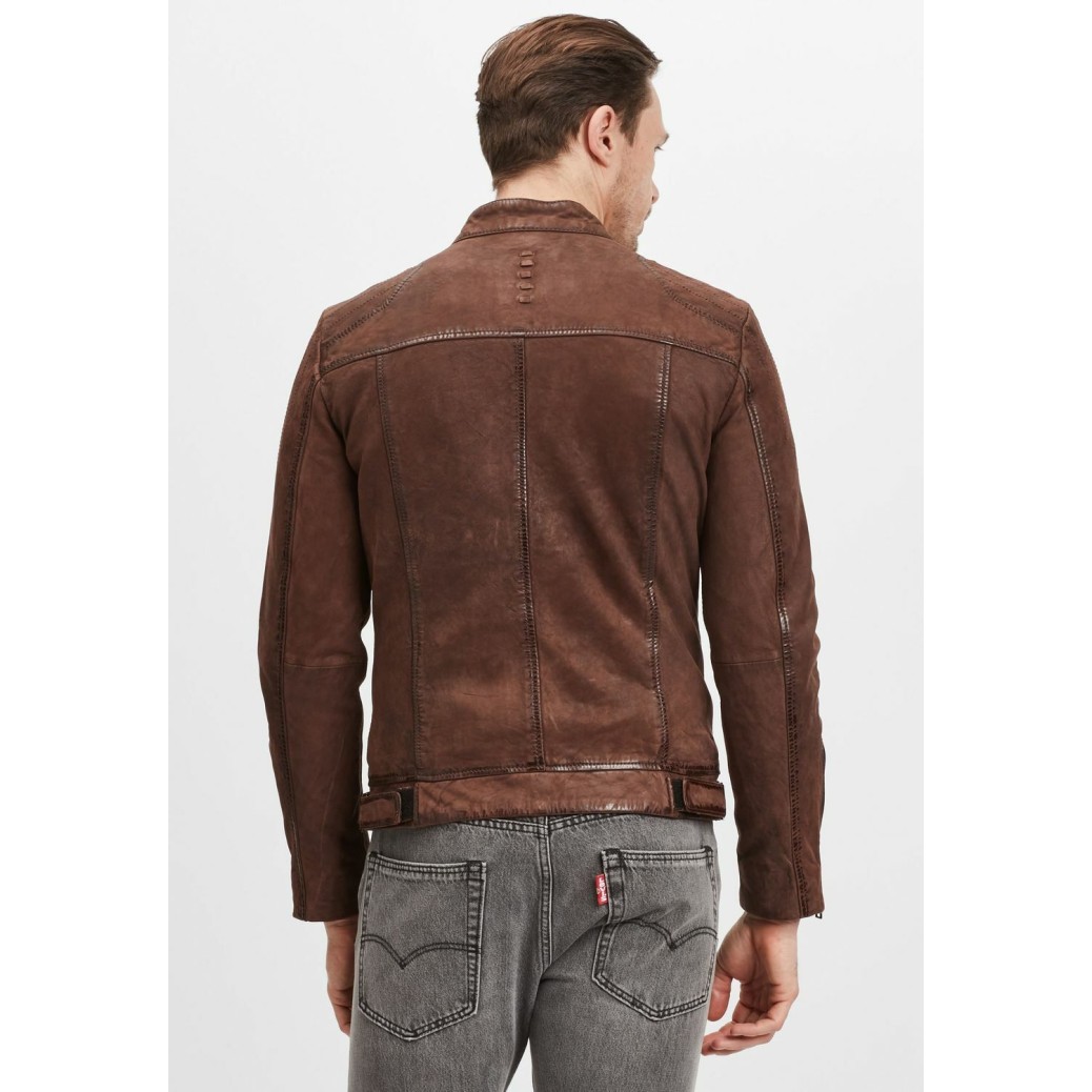 Męska skórzana kurtka Gipsy Chestnut G2MShion SF LCOUNTV – ODZIEŻ