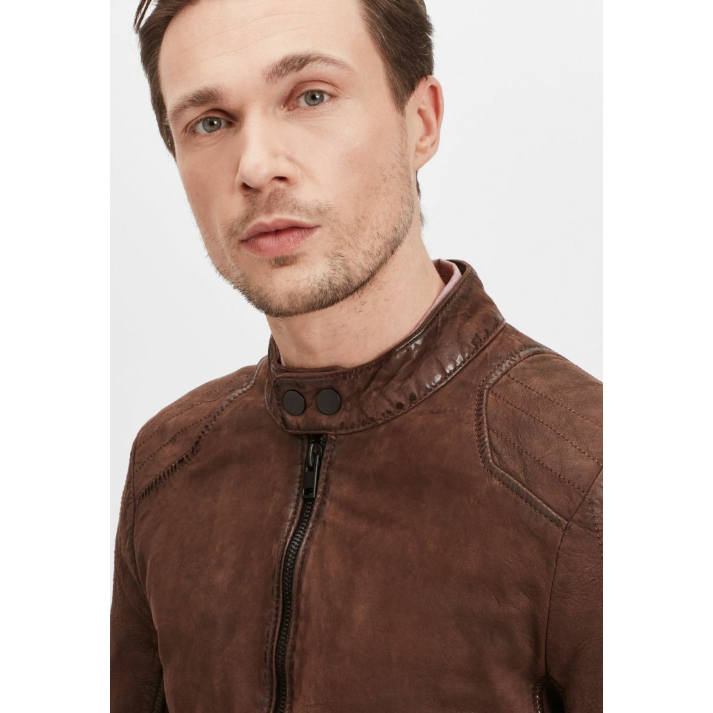 Męska skórzana kurtka Gipsy Chestnut G2MShion SF LCOUNTV – ODZIEŻ