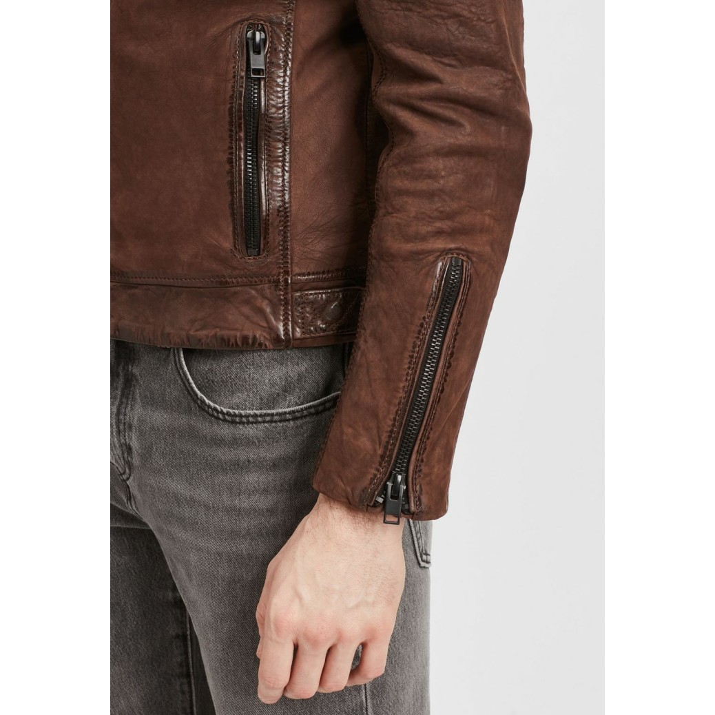 Męska skórzana kurtka Gipsy Chestnut G2MShion SF LCOUNTV – ODZIEŻ