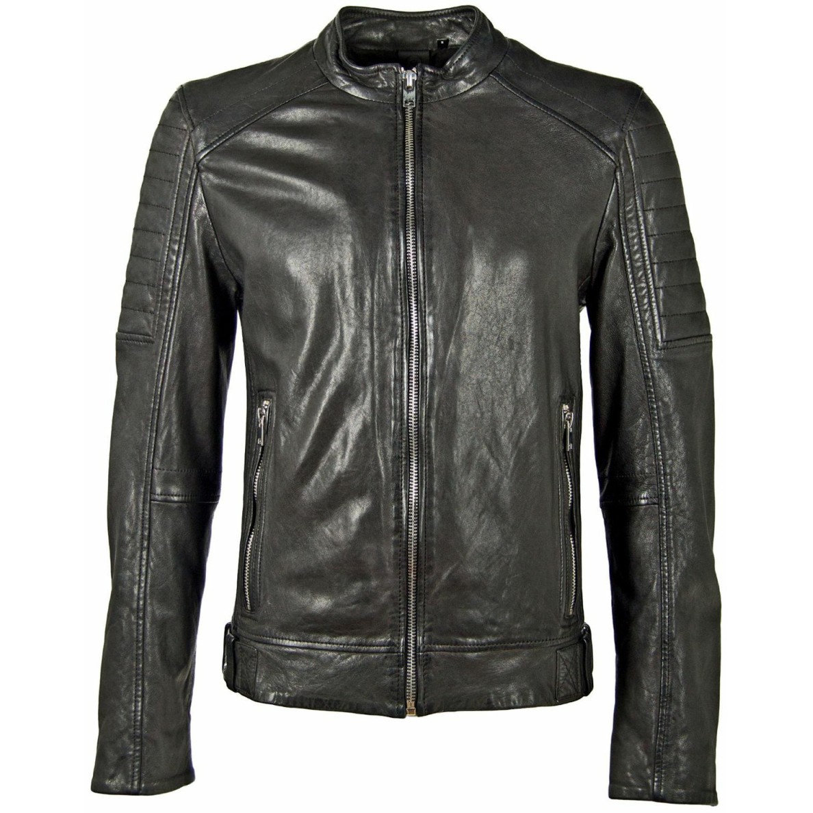 Męska skórzana kurtka Gipsy Czarna G2MSomin – ODZIEŻ