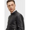 Męska skórzana kurtka Gipsy Czarna G2MSomin – ODZIEŻ