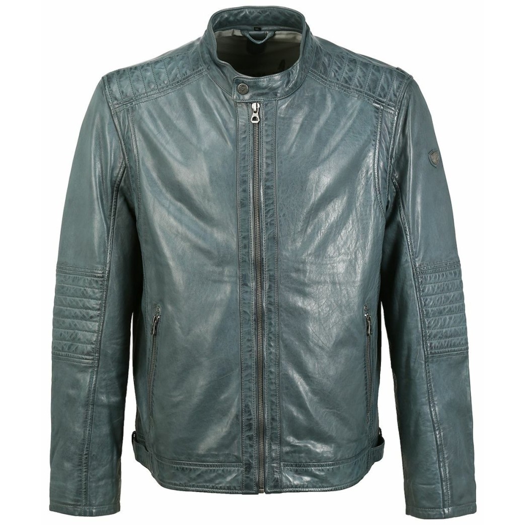 Męska skórzana kurtka Gipsy Denim Blue GBDavin – ODZIEŻ Męska skórzana kurtka Gipsy Denim Blue GBDavin – ODZIEŻ