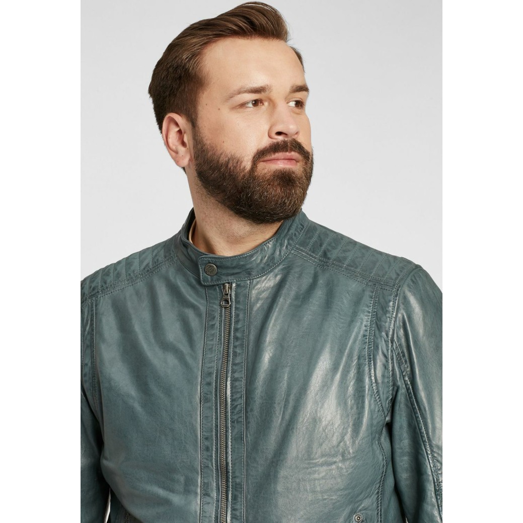 Męska skórzana kurtka Gipsy Denim Blue GBDavin – ODZIEŻ Męska skórzana kurtka Gipsy Denim Blue GBDavin – ODZIEŻ