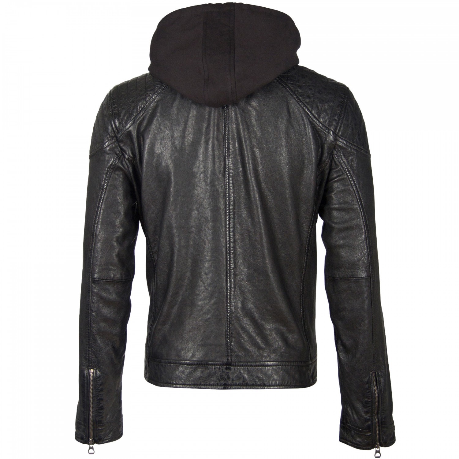 Męska kurtka skórzana Gipsy Czarna GBGorey 2 LASANV – BLACK FRIDAY