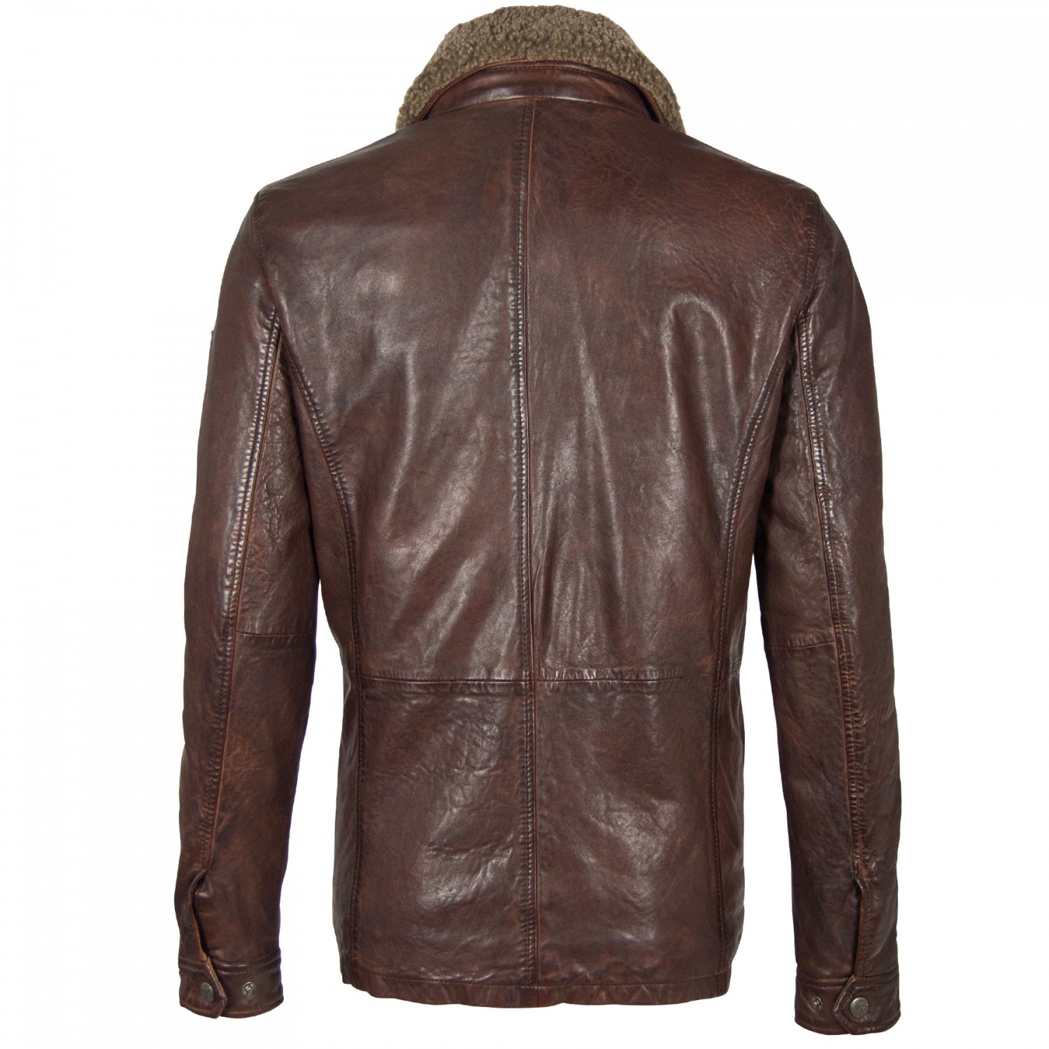 Męska kurtka skórzana Gipsy Chestnut GBMarigot STUV W – ODZIEŻ