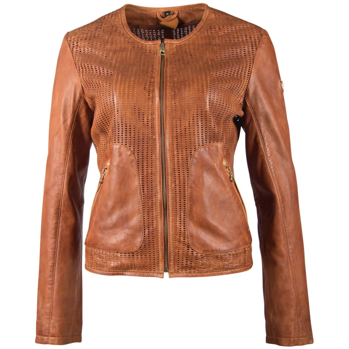 Kurtka skórzana damska Gipsy Cognac GGBlanka LNV – ODZIEŻ