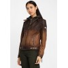 Kurtka skórzana damska Gipsy Antique Brown GGCascha - readytowear