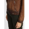 Kurtka skórzana damska Gipsy Antique Brown GGCascha - readytowear