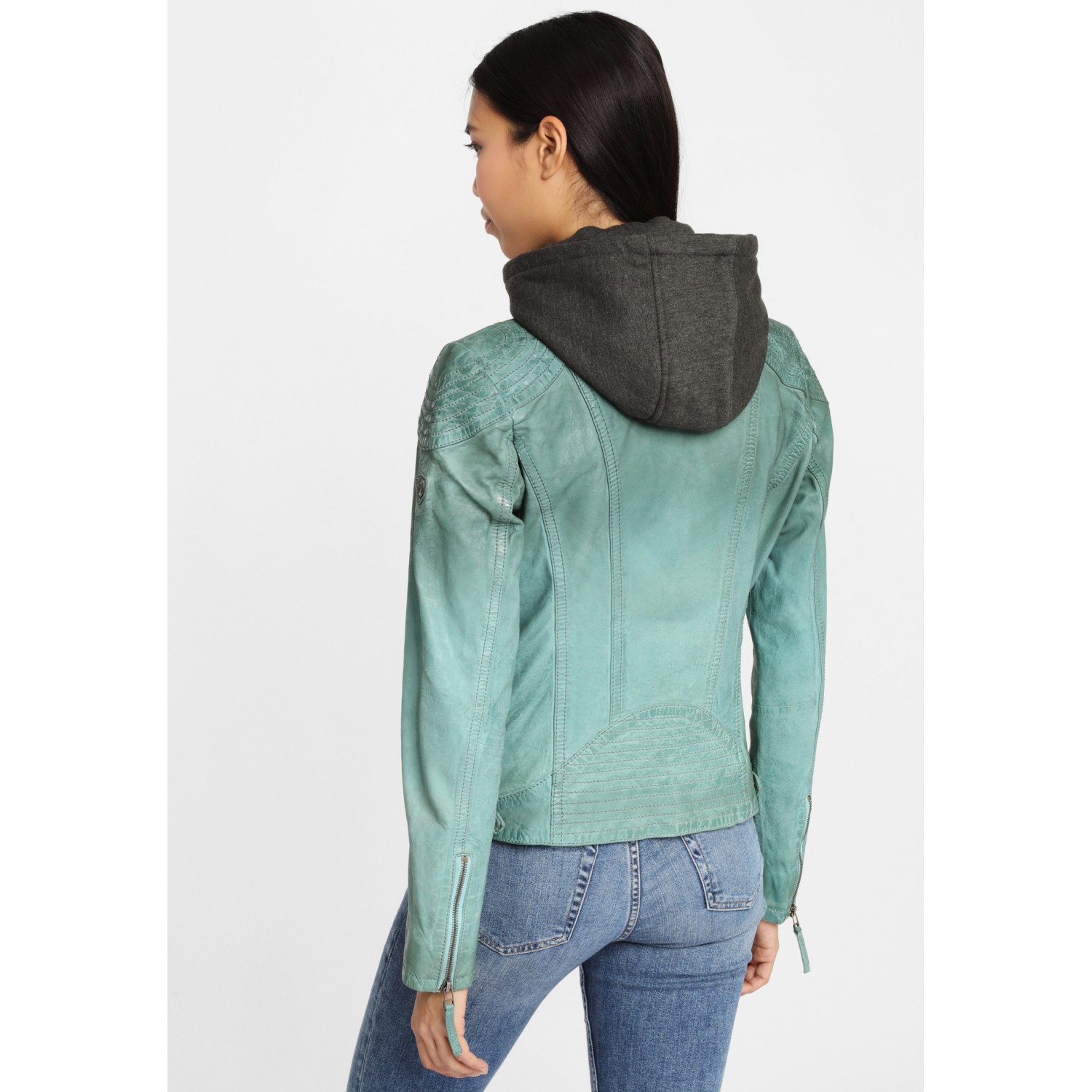 Kurtka skórzana damska Gipsy Turquoise GGCascha LAMOV – BLACK FRIDAY Kurtka skórzana damska Gipsy Turquoise GGCascha LAMOV – BLACK FRIDAY