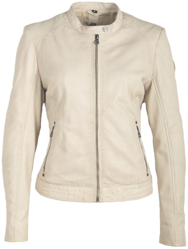 Kurtka skórzana damska Gipsy Off White GGNidel LAMAS – BLACK FRIDAY — fotografia 1