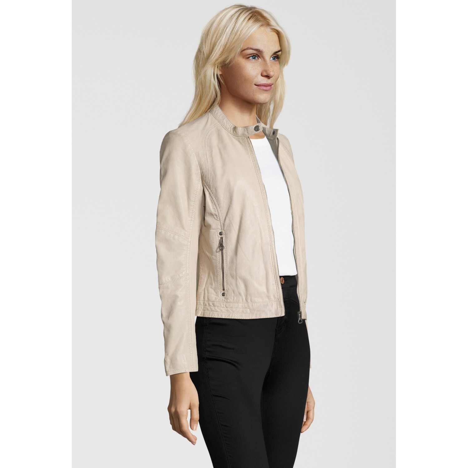 Kurtka skórzana damska Gipsy Off White GGNidel LAMAS – BLACK FRIDAY Kurtka skórzana damska Gipsy Off White GGNidel LAMAS – BLACK FRIDAY