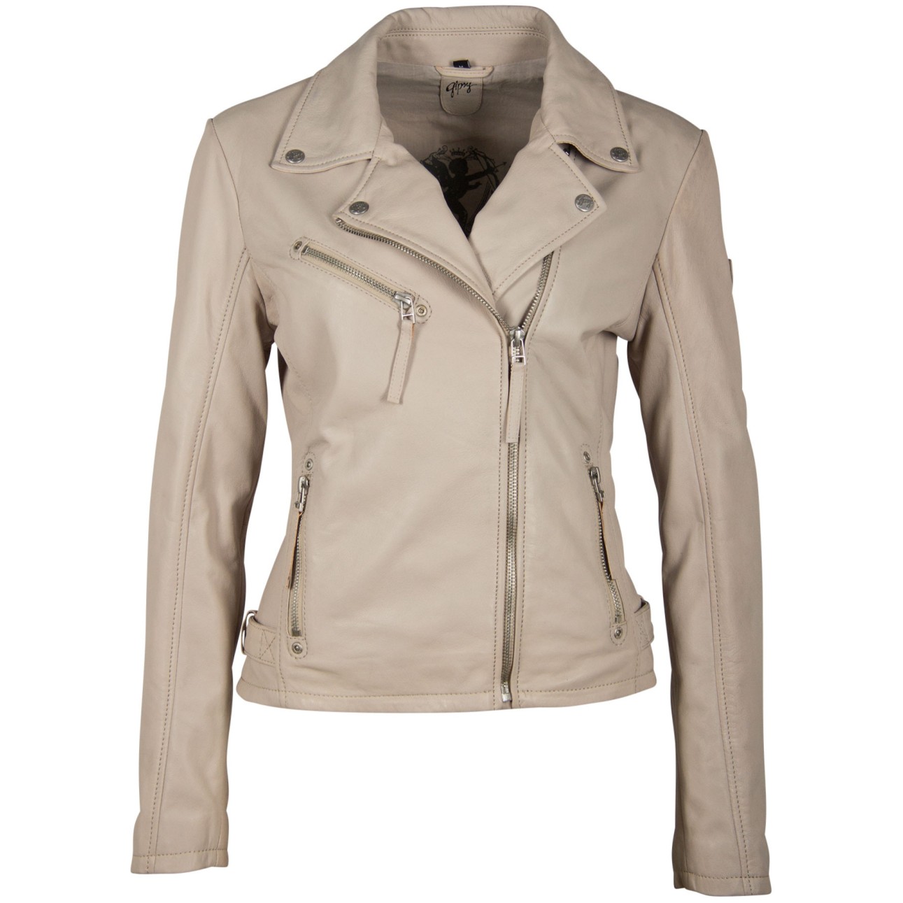 Damska kurtka skórzana Gipsy Off White GGPasja W20 LNV – ODZIEŻ