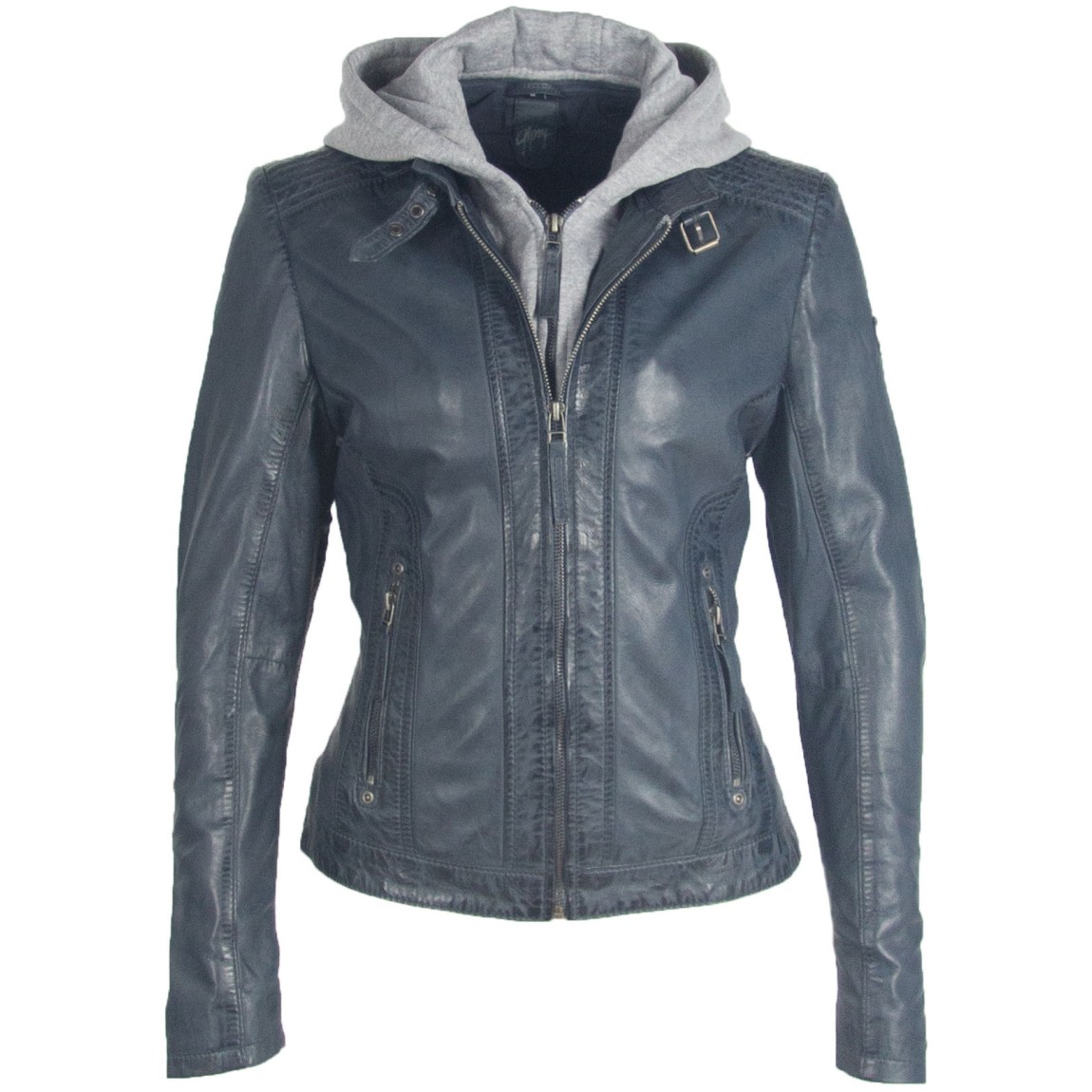Kurtka skórzana damska Gipsy Denim Blue GGTalida LAMAS – ODZIEŻ