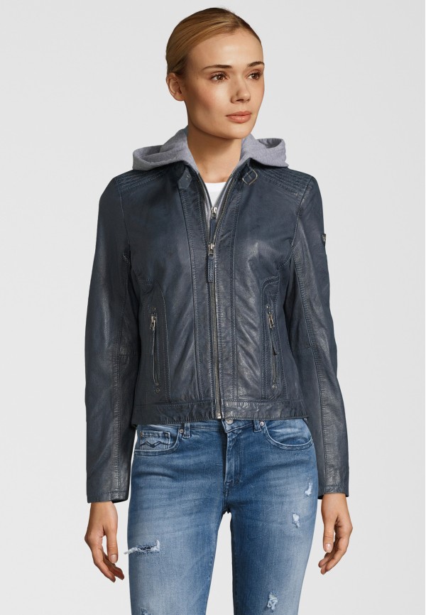 Kurtka skórzana damska Gipsy Denim Blue GGTalida LAMAS – ODZIEŻ — fotografia 3