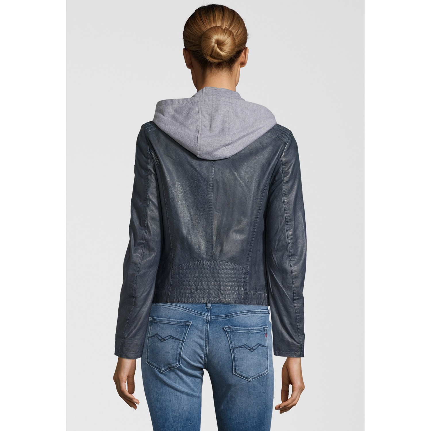 Kurtka skórzana damska Gipsy Denim Blue GGTalida LAMAS – ODZIEŻ